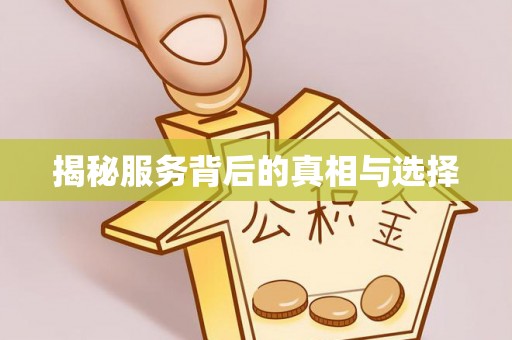 新城揭秘服务背后的真相与选择