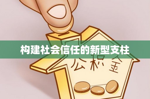 新城构建社会信任的新型支柱
