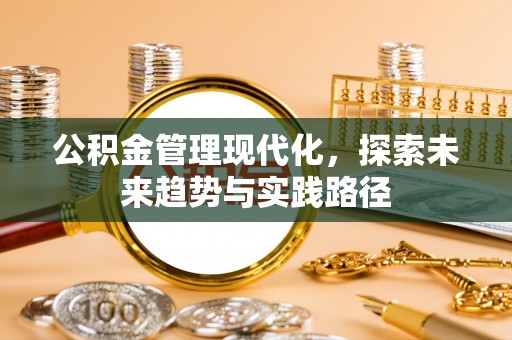新城公积金管理现代化，探索未来趋势与实践路径