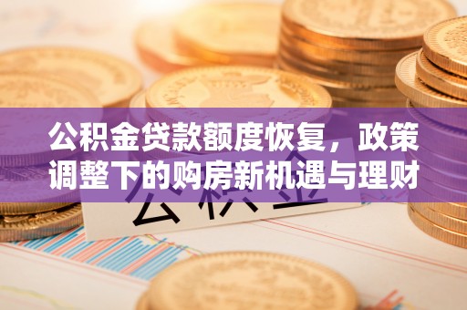 新城公积金贷款额度恢复，政策调整下的购房新机遇与理财规划