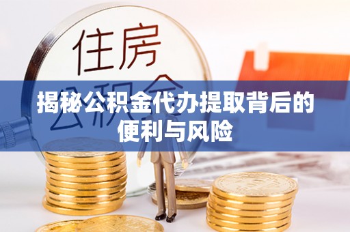 新城揭秘公积金代办提取背后的便利与风险