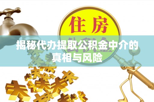 新城揭秘代办提取公积金中介的真相与风险