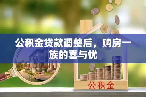 新城公积金贷款调整后，购房一族的喜与忧