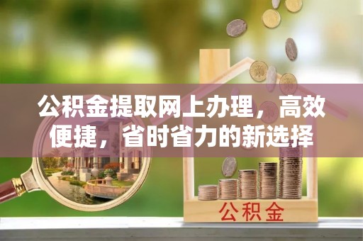 新城公积金提取网上办理，高效便捷，省时省力的新选择
