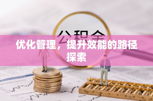 新城优化管理，提升效能的路径探索