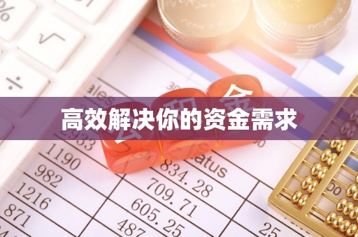 新城高效解决你的资金需求