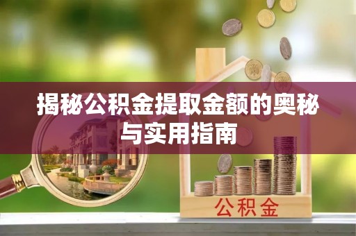 新城揭秘公积金提取金额的奥秘与实用指南