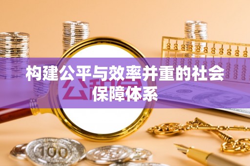 新城构建公平与效率并重的社会保障体系