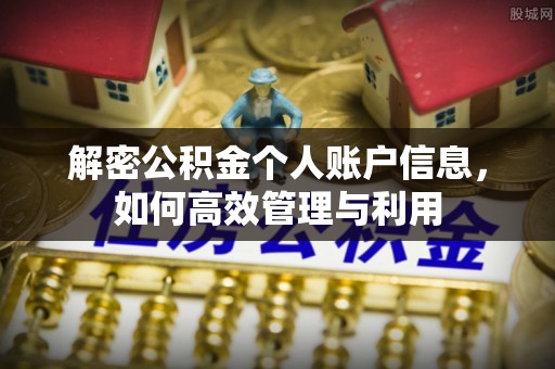 新城解密公积金个人账户信息，如何高效管理与利用