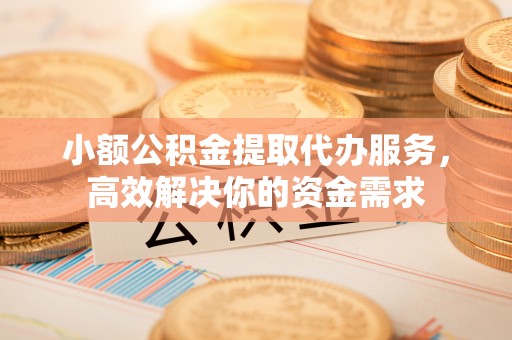 新城小额公积金提取代办服务，高效解决你的资金需求