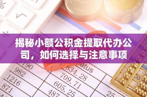 新城揭秘小额公积金提取代办公司，如何选择与注意事项