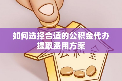 新城如何选择合适的公积金代办提取费用方案