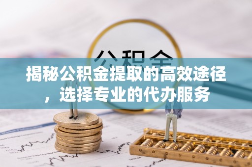 新城揭秘公积金提取的高效途径，选择专业的代办服务