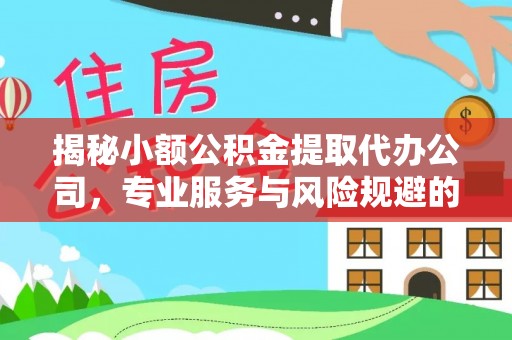 新城揭秘小额公积金提取代办公司，专业服务与风险规避的平衡艺术