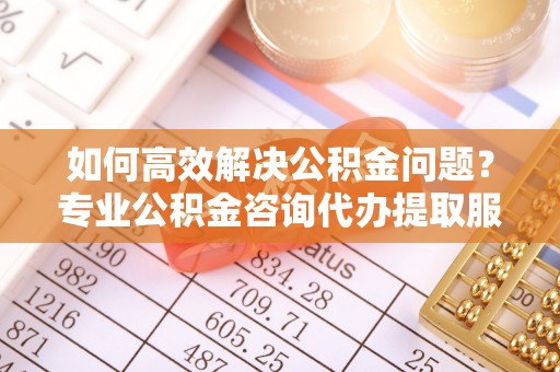 新城如何高效解决公积金问题？专业公积金咨询代办提取服务来帮你