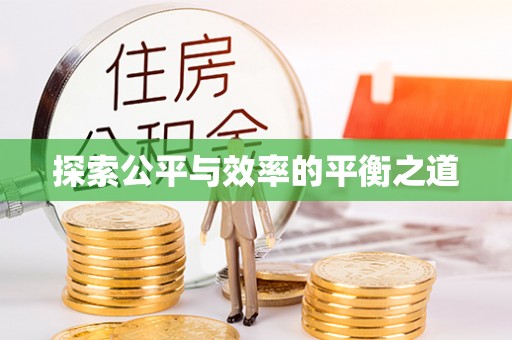新城探索公平与效率的平衡之道