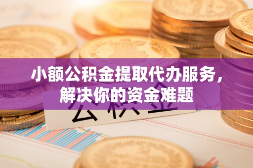新城小额公积金提取代办服务，解决你的资金难题