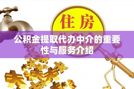 新城公积金提取代办中介的重要性与服务介绍