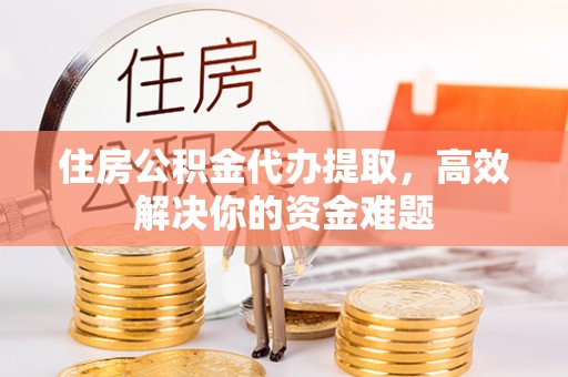 新城住房公积金代办提取，高效解决你的资金难题