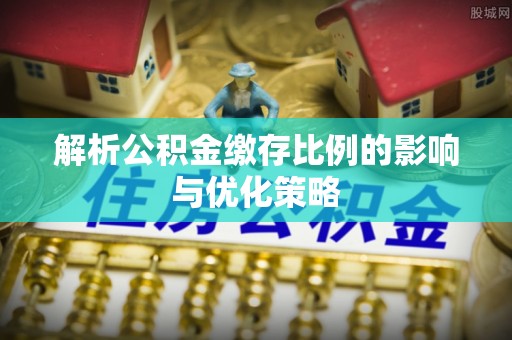 新城解析公积金缴存比例的影响与优化策略