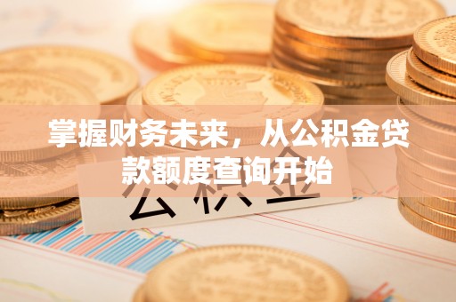 新城掌握财务未来，从公积金贷款额度查询开始