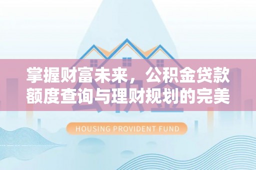 新城掌握财富未来，公积金贷款额度查询与理财规划的完美结合