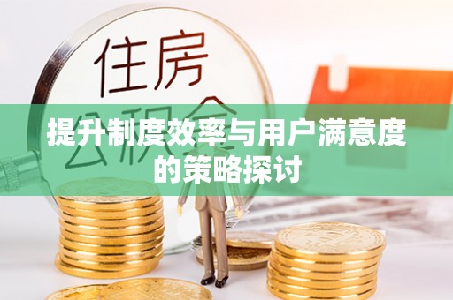 新城提升制度效率与用户满意度的策略探讨